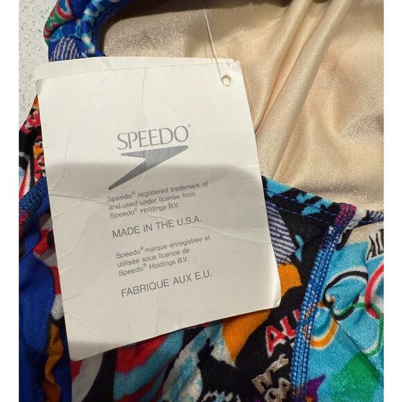 VTG 1996 Atlanta Olympic Games Collection Speedo Swimsuit 32 - Picture 4 of 6